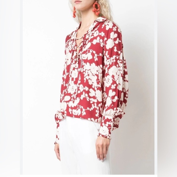 Alexis Poppy Blouse - Picture 1 of 5